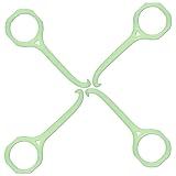 Aligner-B-Out v2 | Groovy Green 4 Pack | Invisalign Remover Tool & Aligner Remover Tool For All Aligners & Removable Retainers | Orthodontist Recommended Invisalign Accessories