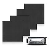 BRIKINTE 4 Pack Air Fryer Liners for Ninja Flip Toaster Oven & Air Fryer, Non-stick Reusable