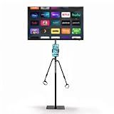 Stick2Training Extra Tall (72”)TV Stand for Treadmill, Exercise Bike & Elliptical – Adjustable VESA Floor Mount for 24-32" TVs – Turn Any Workout Into Screen Time, Never Skip a Training Session Again