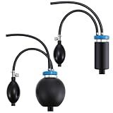 Aurelema 2 Pcs Universal Easy Intake Adapter Automotive Smoke Machine Inflatable Bladder Block off Diagnostic Car Smoke Leak Tester Detector for 12V Vehicles Pipe Fuel Leakage Detection