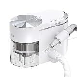 BeoyNot Professional Nail Drill and Dust Collector 2-in-1, Electric Nail File Polisher with Vacuum Suction, 30000 RPM Brushless Motor, ≤68dB Ultra Quiet, Extension Hose
