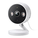 Tapo 2K QHD Security Camera Indoor/Outdoor, 2024 PCMag Editor's Choice, Color Night Vision, Free Person/Pet/Vehicle Detection, Baby Monitor, Local/Cloud Storage, IP66, Dual-Spotlight, Plug-in(C120)
