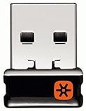 Logitech C-U0007 Unifying Receiver for Mouse and Keyboard Works with Any Logitech Product That Display The Unifying Logo (Orange Star, Connects up to 6 Devices) (C-U0007)