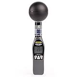 General Tools Deluxe Heat Index Monitor #WBGT8778 With 75 x 75 mm Brass Black Ball, 32° to 122° F, 0 to 100% RH