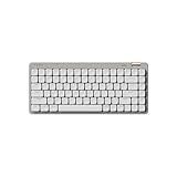 Flow Lite 84 Keys Low Profile Mechanical Keyboard, 75% Swappable Rechargeable Wireless Keyboard with 2.4G Receiver, Bluetooth and Wired Connection for Windows, Mac/ Specter Linear Switches (Marble)