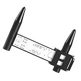 KITUREK PCD Gauge Ruler, Wheel/Rim Bolt Pattern Sliding Measuring Tool, Car Wheel Lug Bolt Pattern Gauge PCD Ruler for 4 5 6 8 Holes Sliding Caliper