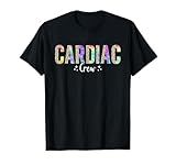 Cardiac Crew Cardiology Nurse Cardiologist Tie Dye Leopard T-Shirt