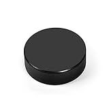 AceFox Ice Hockey Pucks for Practicing and Classic Training, Official Regulation, 6oz Diameter 3" Thickness 1'' (4 Pcs, Black)