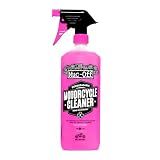 Muc Off 664US Nano-Tech Motorcycle Cleaner, 1 Liter - Fast-Action, Biodegradable Motorbike Cleaning Spray - Safe On All Surfaces and All Types of Motorcycle Pink