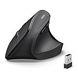 UGREEN Ergonomic Mouse, Wireless Bluetooth Vertical Mouse, Dual-Mode (BT 5.4 & USB 2.4G), Quiet Clicks, 4 Adjustable DPI (1000/1600/2000/4000), Compatible with Windows/Mac/Linux/Android/ChromeOS