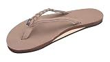 Rainbow Women's Flirty Braidy Dark Brown Sandals - X-Large 8.5-9.5 B(M) US