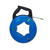 YANBORUI 82FT Professional Flexible Wire Rodding Guide Kit for Electrical Wiring Installation with Storage Case【25M*4.5mm】