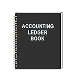 Accounting Ledger Book, Check Registers for Personal Checkbook, 8.5" × 6.5", Blank Ledger Transaction Registers for Personal or Business Bank, Saving Account, Deposit and Credit Card, Thick Paper