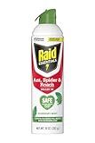 Raid Essentials Ant, Spider & Roach Killer Aerosol Spray, Child & Pet Safe, Kills Insects Quickly, for Indoor Use, Rosemary Mint Scent, 10 fl oz