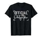 Official Photographer Event Photography T-Shirt