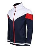 SCREENSHOT-F11956 Mens Urban Hip Hop Premium Track Jacket - Athletic Color Block Fashion Sweatshirt-Navy-Large