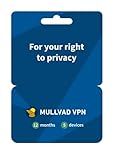 Mullvad VPN | 12 Months for 5 Devices | Protect Your Privacy with Easy-To-Use Security VPN Service