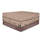 ULTCOVER Waterproof 600D Polyester Square Hot Tub Cover Outdoor SPA Covers 90 x 90 inch
