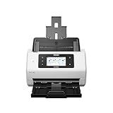 Epson DS-800WN EdgeLink Wireless Network Color Document Scanner with Duplex Scanning, PC-Free Scanning, 100-page Auto Document Feeder (ADF) and 4.3" Color Touchscreen