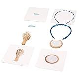 Montessori Language Materials Objects with Identical Cards Matching Game Minitures Flash Cards Cleaning Tools Hair Accessories Sewing Items (Hair Accessories)