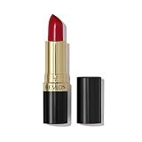 Revlon Super Lustrous Lipstick, Creamy Formula For Soft, Fuller-Looking Lips, Moisturized Feel, 775 Super Red, 0.15 oz