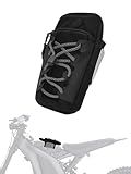 JFG RACING Motorcycle Frame Bag for EDirt Bike,Front Battery Cover Storage for Electric Dirt Bike Surron Light Bee/E Ride Pro/Talaria/Surron Ultra Bee/X160/X260-Black