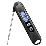 Meat Thermometer Digital – Instant Read Food Thermometer for Cooking Black