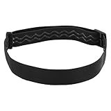 Elastic Headlamp Strap, Black Headlamp Strap Replacement Headband Comfortable Not Easy to Fall Headlamp Band Fit for Most Black Diamond Petzl Princeton Tec Energizer Fenix Pelican Streamlight