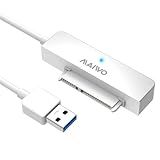 MAIWO SATA to USB Cable, 2.5 inch SATA SSD/HDD to USB 3.0 Adapter, External Hard Drive Converter Reader for 2.5 inch sata I/II/III SSD/HDD, 8TB Capacity (White)