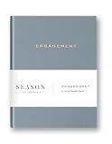 Engagement Journal for Couples – Keepsake Memory Book with Journal Prompts & Conversation Starters, Linen Hardcover Gift for Newly Engaged Couples
