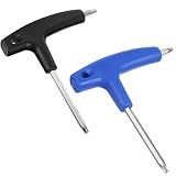Nogeqi Golf Driver Tool, Golf Torque Wrench for T20 T25, 2 in 1 Adjustment Tool with Plastic Handle, Portable Driver Tools Golf Accessories for Driver Shaft Adapter Torque Club Driver Equipment