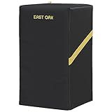 EAST OAK 30-Inch Electric Smoker Cover for Outside with Vents, Heavy Duty 600D PVC Waterproof UV-Resistant Smoker Grill Cover, Vertical Smoker Cover with Straps and Buckle for Convenient Storage