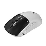 Logitech G PRO X2 SUPERSTRIKE Wireless Gaming Mouse: Customizable Rapid Trigger Magnetic Analog Switches, Adjustable Click Haptics, 61g Ultra Lightweight, USB-C, <8K Polling, for PC/Mac - Black/White