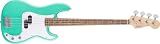 Fender Squier Debut Series Beginner Precision Bass Guitar, Sea Foam Green