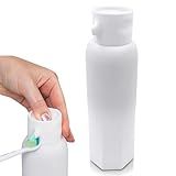 CANOVA Toothpaste Dispenser - No-Waste Countertop Toothpaste Dispenser for Kids & Adults - Vacuum Valve, Universal Tube Fit to 230g Tubes, Dishwasher-Safe Silicone Cap - Modern Aesthetic Stone Design