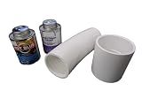2" Manifold Coupler Glue Kit Old Plumbing to New Hot Tub Spa Part for 1-2 Manifolds
