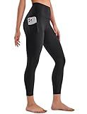 BAYDI Clouduxi Leggings with Pockets for Women,25" High Waist Tummy Control Workout Gym Yoga Pants Black
