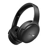 Bose QuietComfort Headphones - Wireless Bluetooth Headphones, Active Over Ear Noise Cancelling and Mic, USB-C Charging, Deep Bass, Up to 24 Hours of Playtime, Black