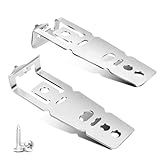 Dishwasher Mounting Bracket Compatiable with GE Series Dishwasher, WD01X27759 Undercounter Dishwasher Mounting Clips Kit with Screws Replacement Parts 2 Pack
