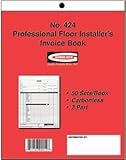 Professional Floor Installer's Invoice Book