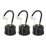MECCANIXITY 3pcs 1/2HP(375W) Refrigerator Overload Protector, 2 Pin Freezers Compressor Thermal Overload Protectors for Mini Fridge, Beverage Cooler