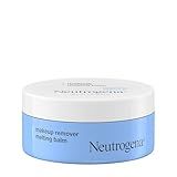 Neutrogena Makeup Remover Melting Balm to Oil with Vitamin E, Gentle and Nourishing Cleansing Balm for Eyes, Lips, or Face, Travel-Friendly for On-the-Go, 2.0 oz