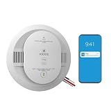 Kidde Smart Smoke & CO Detector with Ring, Hardwire & AA Battery, RGCUAR-RW