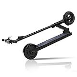 QNQ Kids & Teens Electric Scooter, 500W Motor, Up to 15.5MPH, 12 Miles Range, Lightweight Foldable E-Scooter Cruise Control, EABS & Rear Foot Brake - Gift for Boys & Girls, UL-2272 Certified (Black)