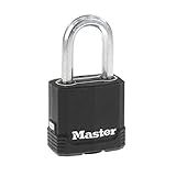 Master Lock Magnum Heavy Duty Outdoor Padlock with Key, Weather Resistant Body and Cut Resistant Shackle make Lock Perfect for Fences, Gates, Sheds, M115XDLF