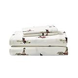 Eddie Bauer - King Sheet Set, Warm Breathable Cotton Flannel Bedding with Deep Pockets, Brushed for Extra Softness, Cozy Home Decor, Oeko-Tex Certified (Retriever Adventure, King)