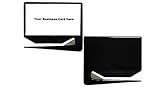 Fresh Kinetics Professional Business Card Letter Openers (25 Pack) (Black) - Perfect for Business Advertising, Promotions, Customer Giveaways