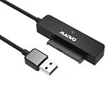 MAIWO SATA to USB Cable, 2.5 inch SATA SSD/HDD to USB 3.0 Adapter, External Hard Drive Converter Reader for 2.5 inch SATA I/II/III SSD/HDD, 8TB Capacity (Black)