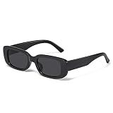 JASPIN Rectangle Sunglasses for Women Men Y2k Sun Glasses UV Protection