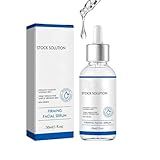 Stock Solution Firming Facial Serum - Instant Lift In A Bottle 30ml, Anti-Aging Serum for Deep Wrinkles & Fine Lines, Collagen Booster with Hyaluronic Acid